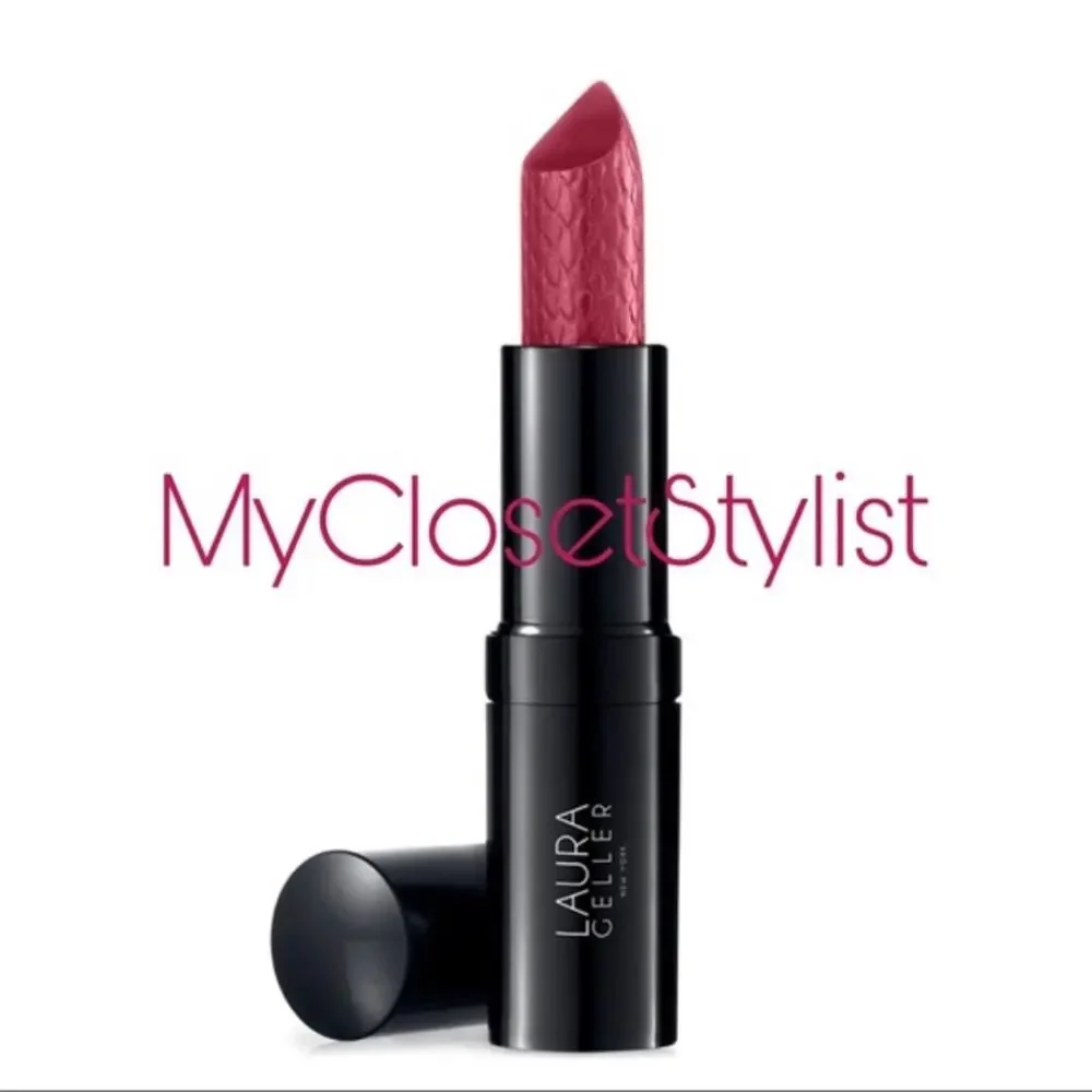 LAURA GELLER Lipstick Mauve Pink NEW! NIB box mulberry street Baked High Pigment